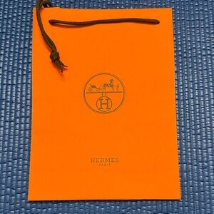 Hermes shopping Bag 11x8x3inches
